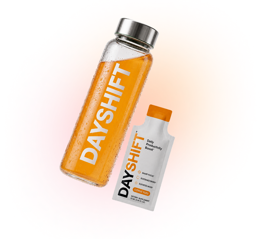 DayShift bottle and pouch